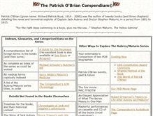 Tablet Screenshot of patrickobrian.com